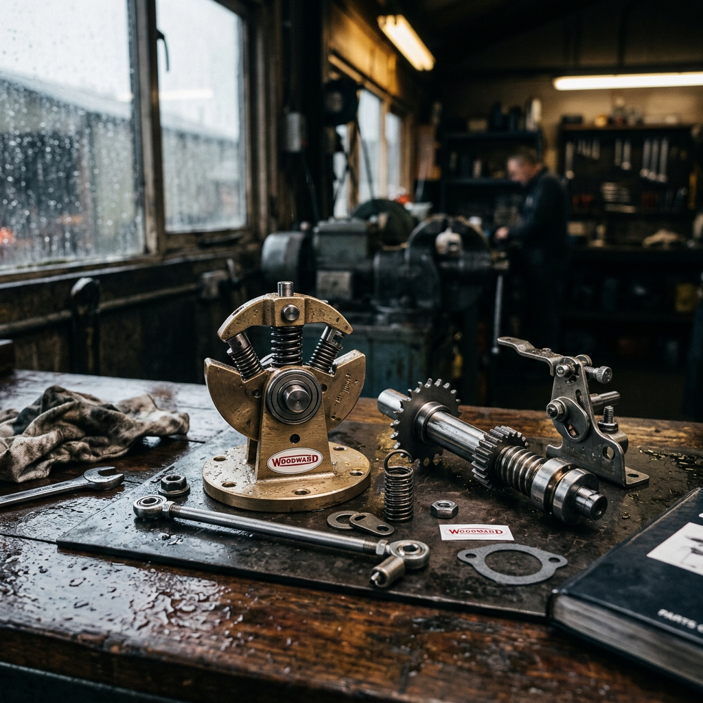 Woodward marine engine governor spare parts — mechanical speed control components