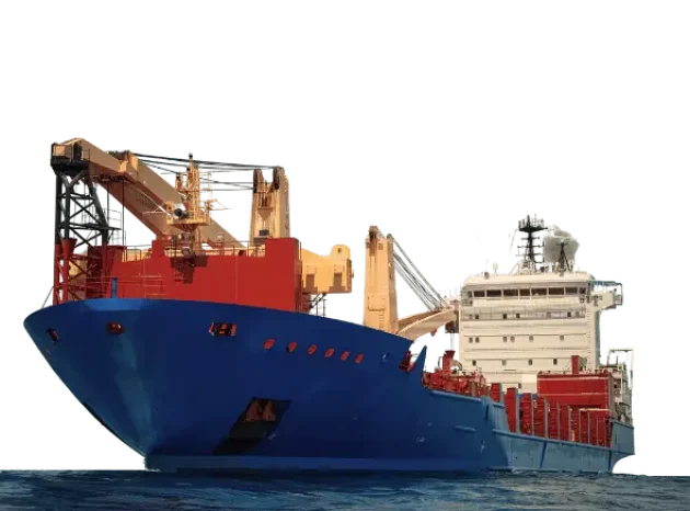 Big vessel ship crusing