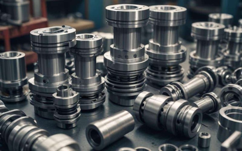 Marine engine spare parts collection pistons cylinders bearings