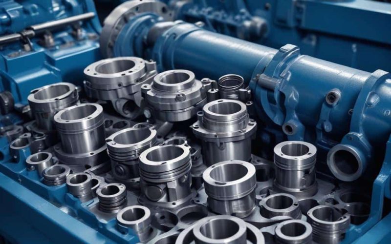 Wartsila marine diesel engine spare parts cylinder liner piston rings fuel injection pump